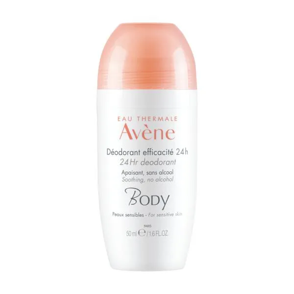 Avene Body Deodorant roll-on pentru piele sensibila , FARA ALCOOL 50 ml