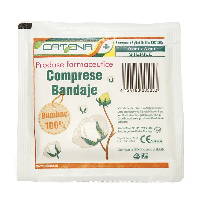 Comprese oculare 5.8 x 8.3cm x 5buc CANSIN