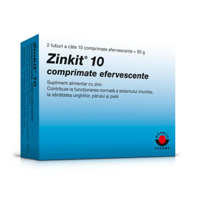 Zinkit , 20 comprimate efervescente
