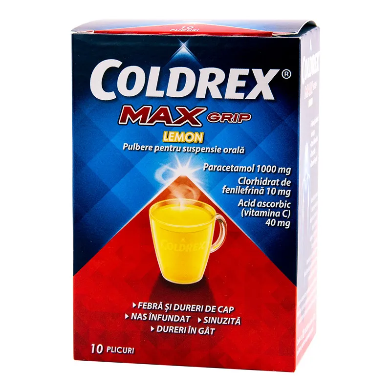 COLDREX MAXGRIP LEMON x 10