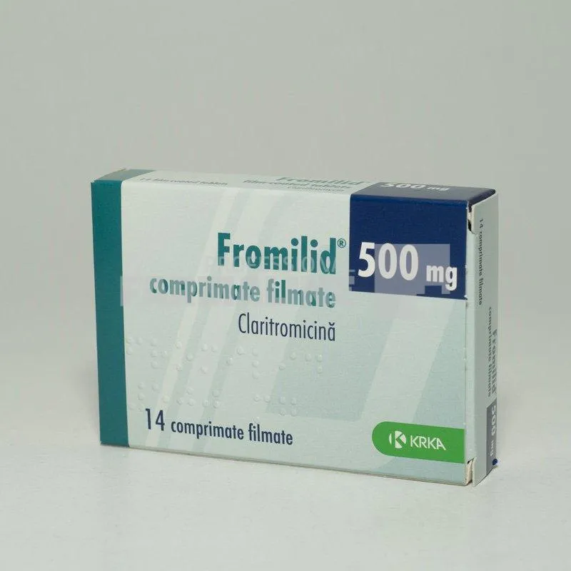 FROMILID 500 x 14 COMPR. FILM. 500mg KRKA D.D. NOVO MESTO