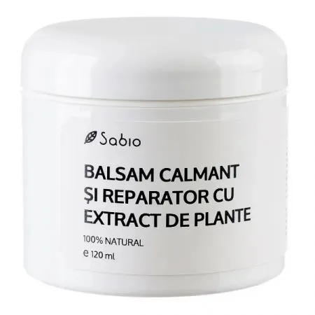 Balsam calmant si reparator cu extract de plante, 120 ml, Sabio