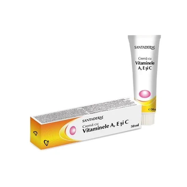 SANTADERM CREMA CU VITAMINELE A,E si C, 50ML