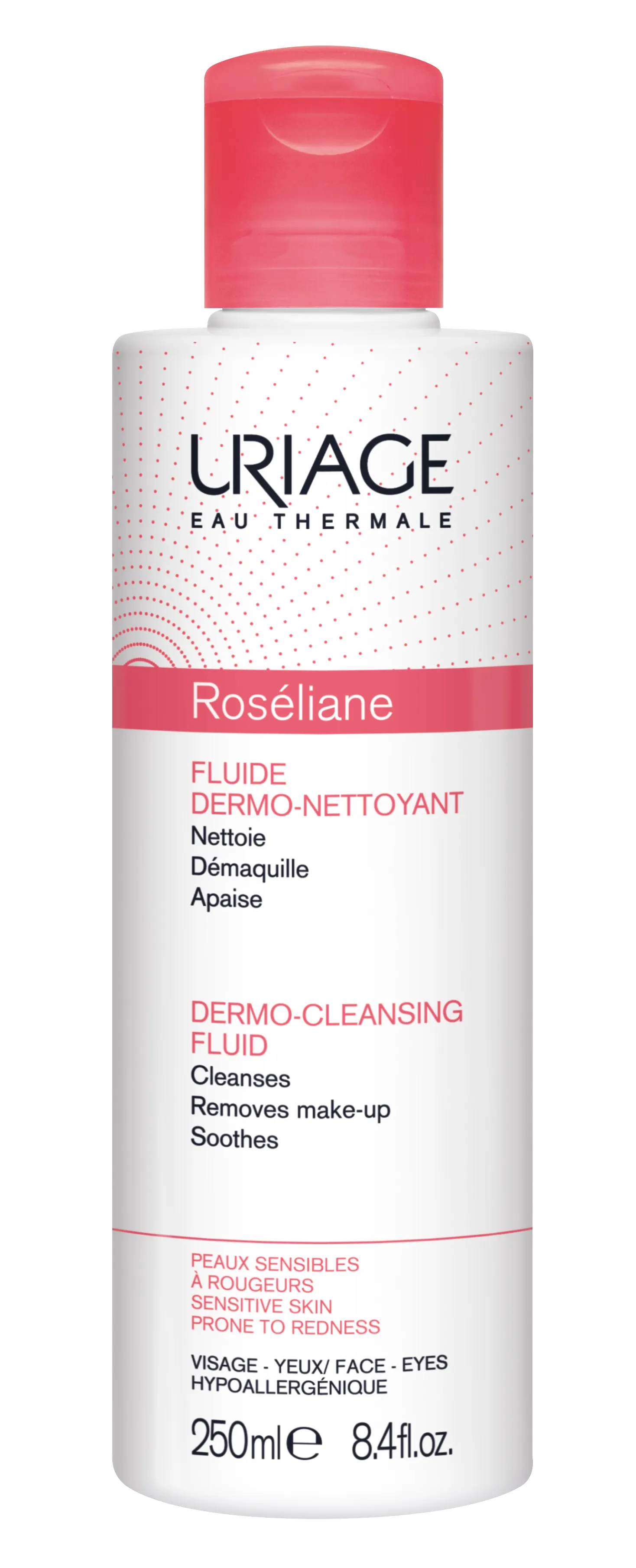 Uriage Roseliane Fluid de curatare (ten roseata) 250ml