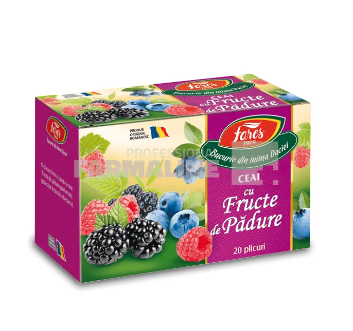 Fares Ceai Aromfruct Fructe de padure 20 plicuri