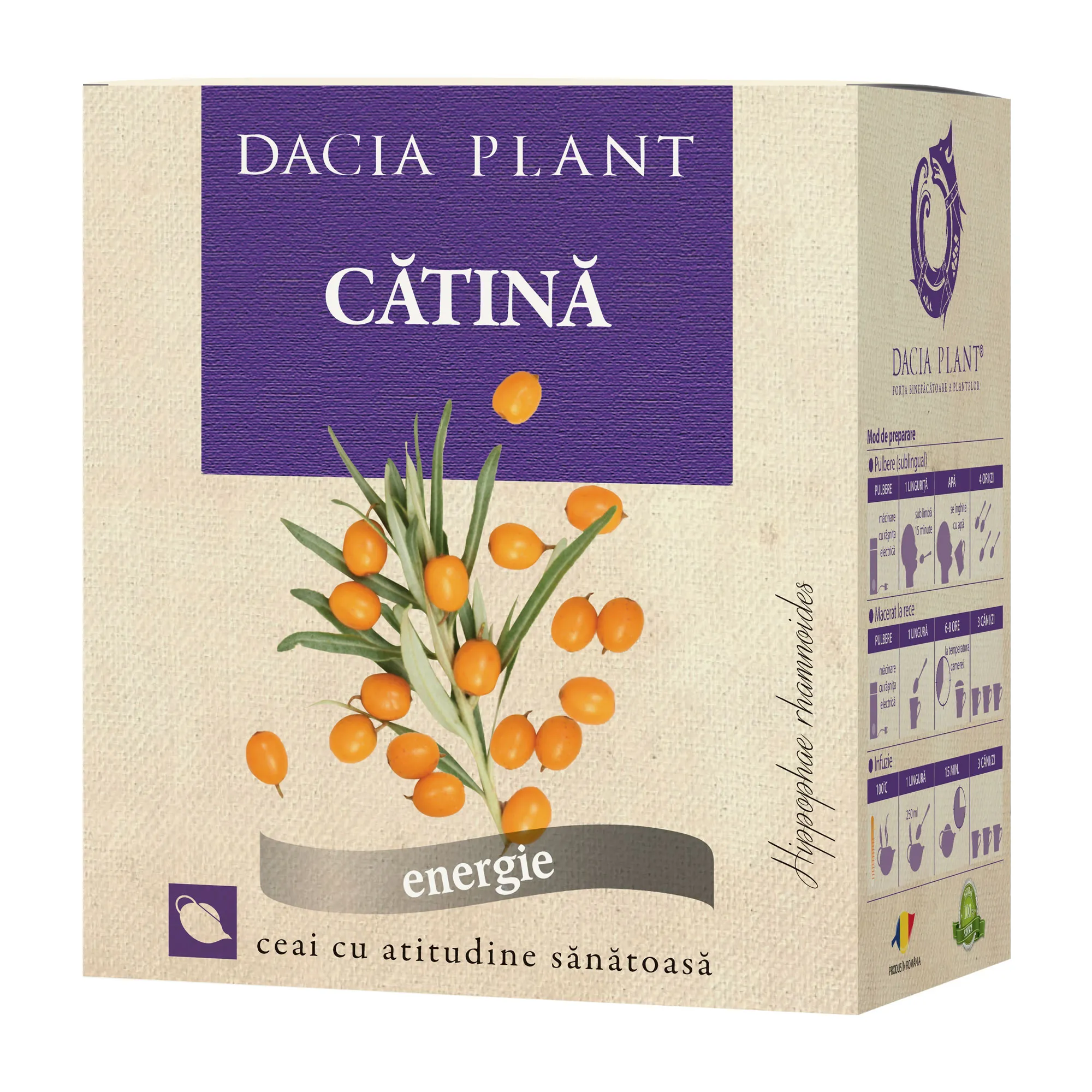 Ceai de Catina, 50 g, Dacia Plant