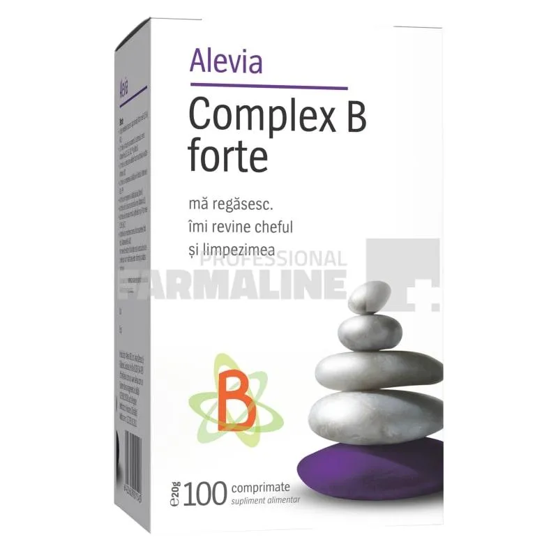 Alevia Complex B forte 100 comprimate