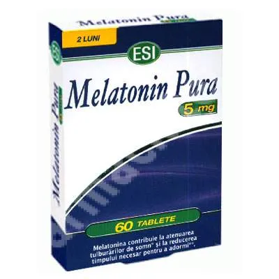 Melatonina Pura 5mg x 60 comprimate