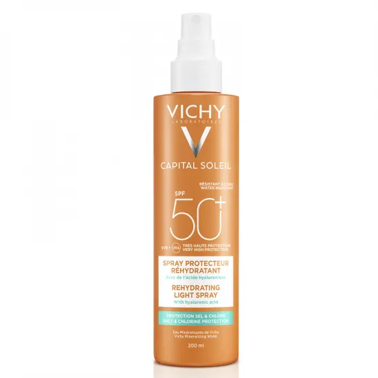 Vichy Capital Soleil Spray anti-deshidratare pentru protectie solara SPF50+ 200ml