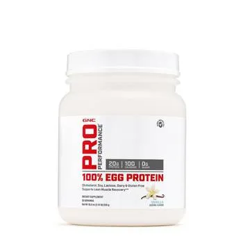 Proteina din ou cu aroma de vanilie Pro Performance, 516g, GNC