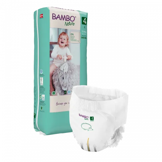 Bambo Nature chilotei (pants) nr. 4 (7-14 kg) x 40 bucati