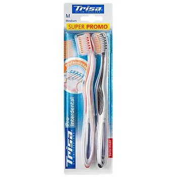 Periuta de dinti Pro Interdental Duo Medium, 2 bucati, Trisa