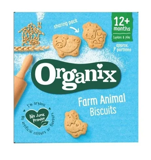 ORGANIX BISCUITI BIO ANIMALE 12LUNI+ 150G