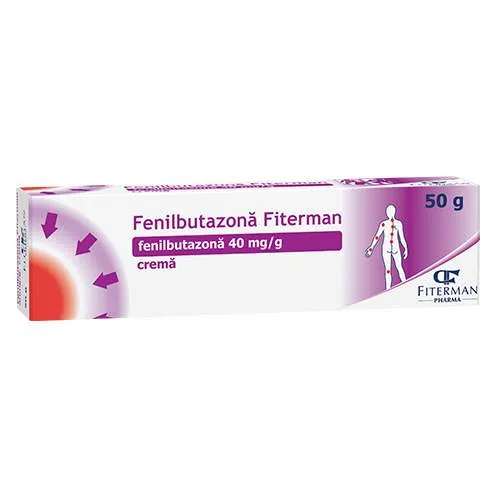 FITERMAN FENILBUTAZONA 40MG/G CREMA 50G