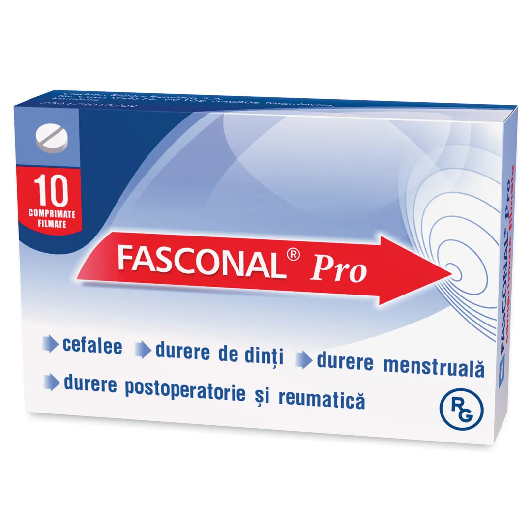 Fasconal Pro, 10 comprimate filmate