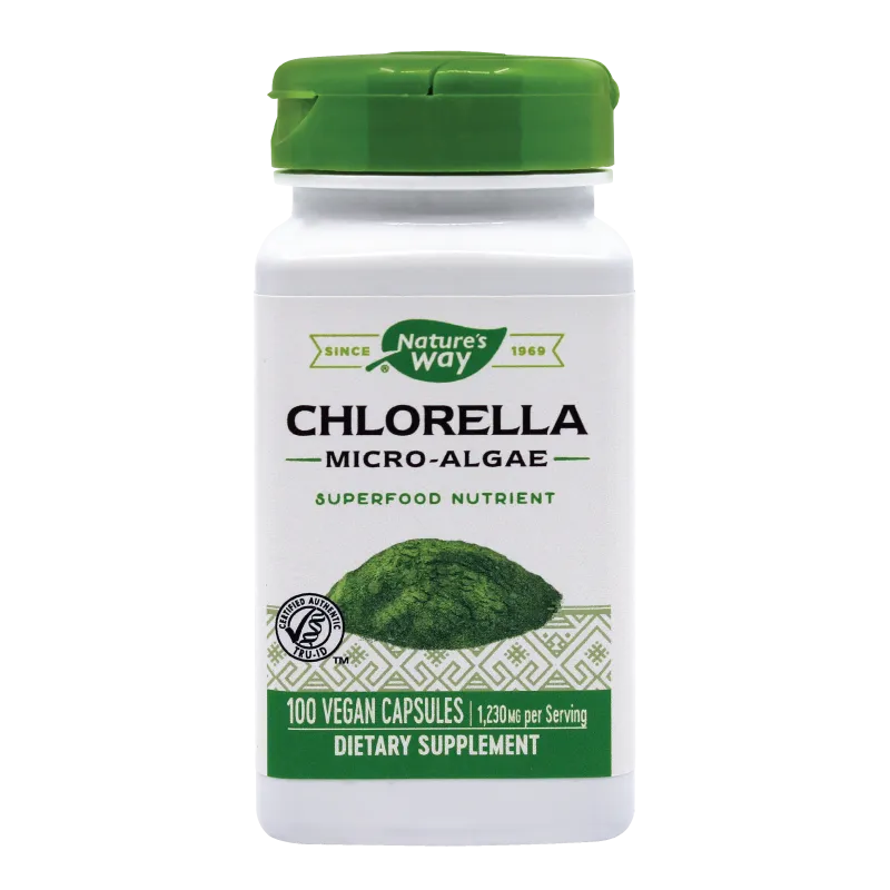 SECOM Chlorella micro-algae 410 mg, 100 capsule, Nature’s Way
