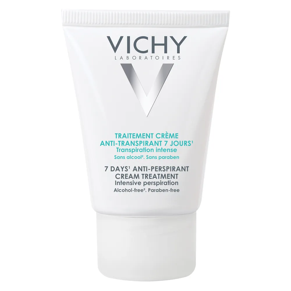 Vichy Deo Deodorant cremă Tratament împotriva transpiraţiei abundente, eficacitate 7 zile, 30ml