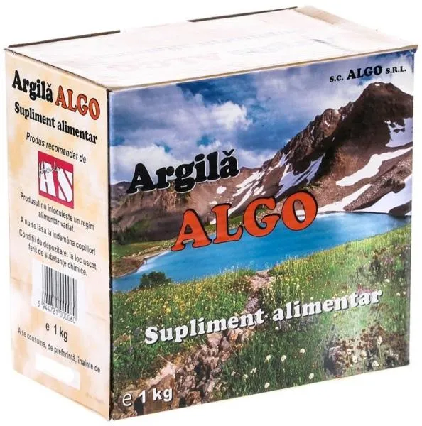 Argila pulbere, 1 kg, Algo