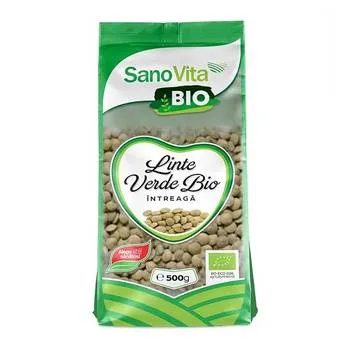 Linte verde BIO, 500g, SanoVita