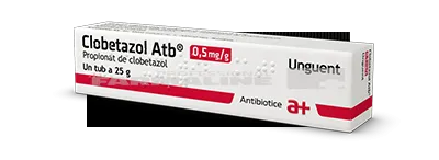 CLOBETAZOL ATB 0,5 mg/g X 1 - 25G UNGUENT 0,5mg/g ANTIBIOTICE SA