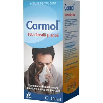 Carmol Flu raceala si gripa, 100ml, Biofarm