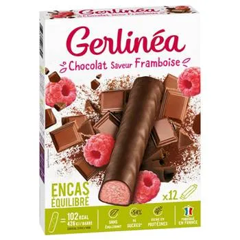 Batoane de ciocolata cu zmeura, 372g, Gerlinea