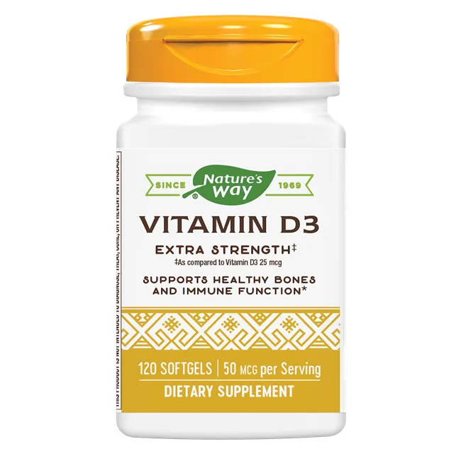 Secom Vitamina D3 2000UI Natures Way 120 capsule