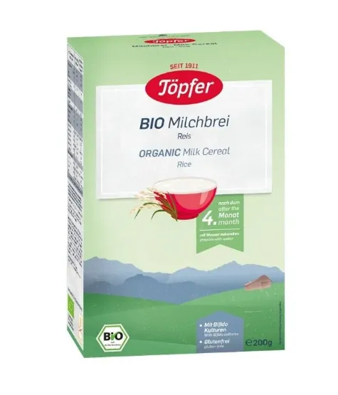 TOPFER CEREALE OREZ+LAPTE 4 LUNI X 200 G