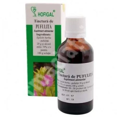 Tinctura de Pufulita, 50 ml, Hofigal