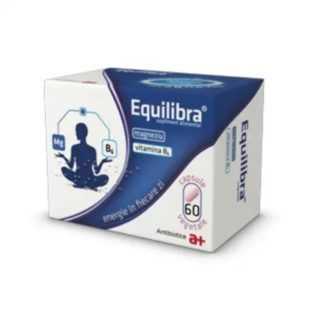 Equilibra magneziu vitamina B6, 60 capsule