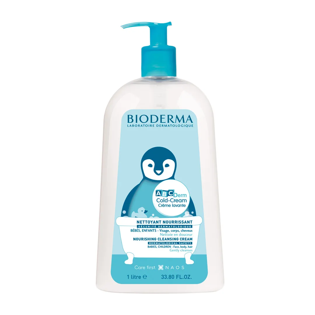 Crema de spalare ABCDerm Cold Cream, 1 L, Bioderma