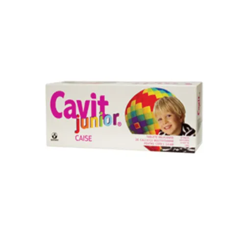 Biofarm Cavit Junior caise 20 tablete masticabile