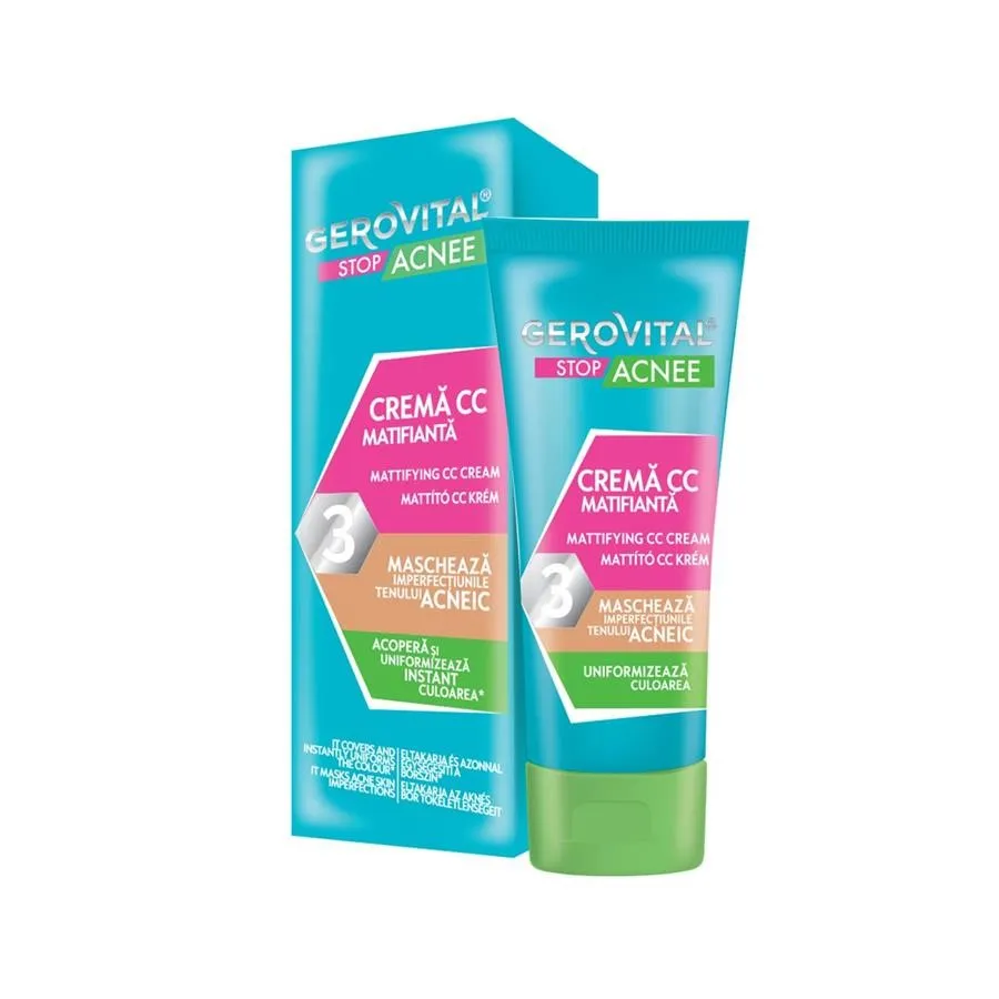 GEROVITAL STOP ACNEE CREMA CC MATIFIANTA 30ML