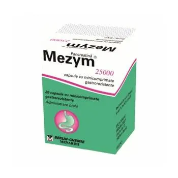 Mezym 25000, 20 comprimate, Berlin-Chemie