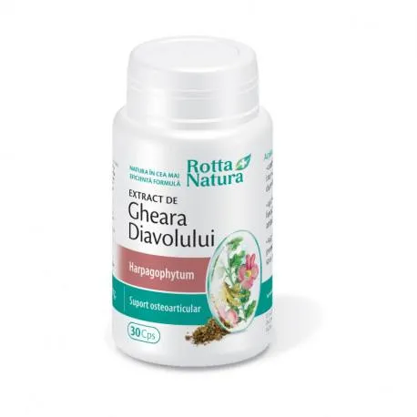 Rotta Natura Gheara diavolului extract, 30 capsule