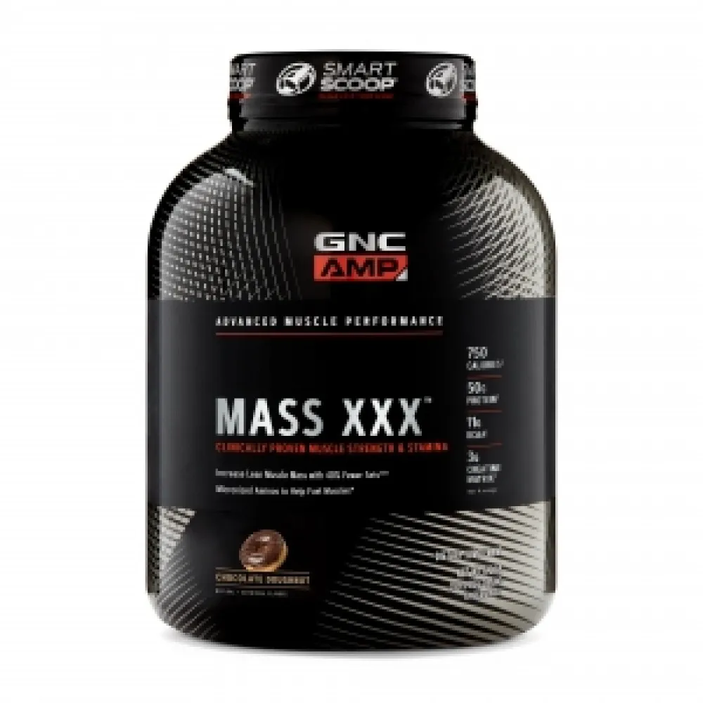 AMP Amplified MASS XXX cu aroma de gogoasa cu ciocolata (2812 grame), GNC PRO PERFORMANCE