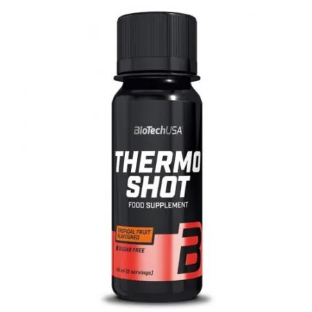 Black Thermo Shot cu aroma de tropical fruit, 60 ml, Biotech USA