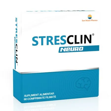 Stresclin Neuro, 60 comprimate, Sun Wave Pharma