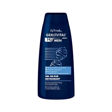 Gerovital H3 Men Gel de dus revigorant 400 ml
