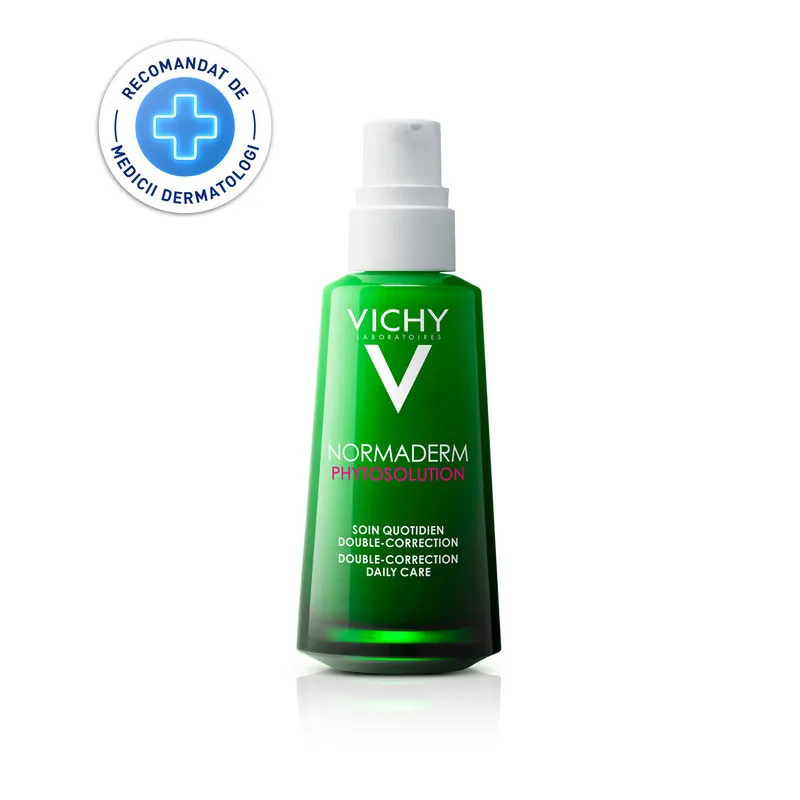 VICHY NORMADERM CREMA HIDRATANTA CU ACID SALICILIC PENTRU TEN GRAS CU TENDINTA ACNEICA 50 ML