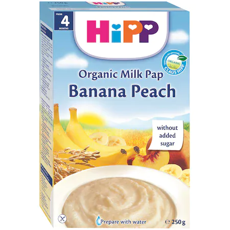 Hipp Cereale cu Piersici si Banane x 250g