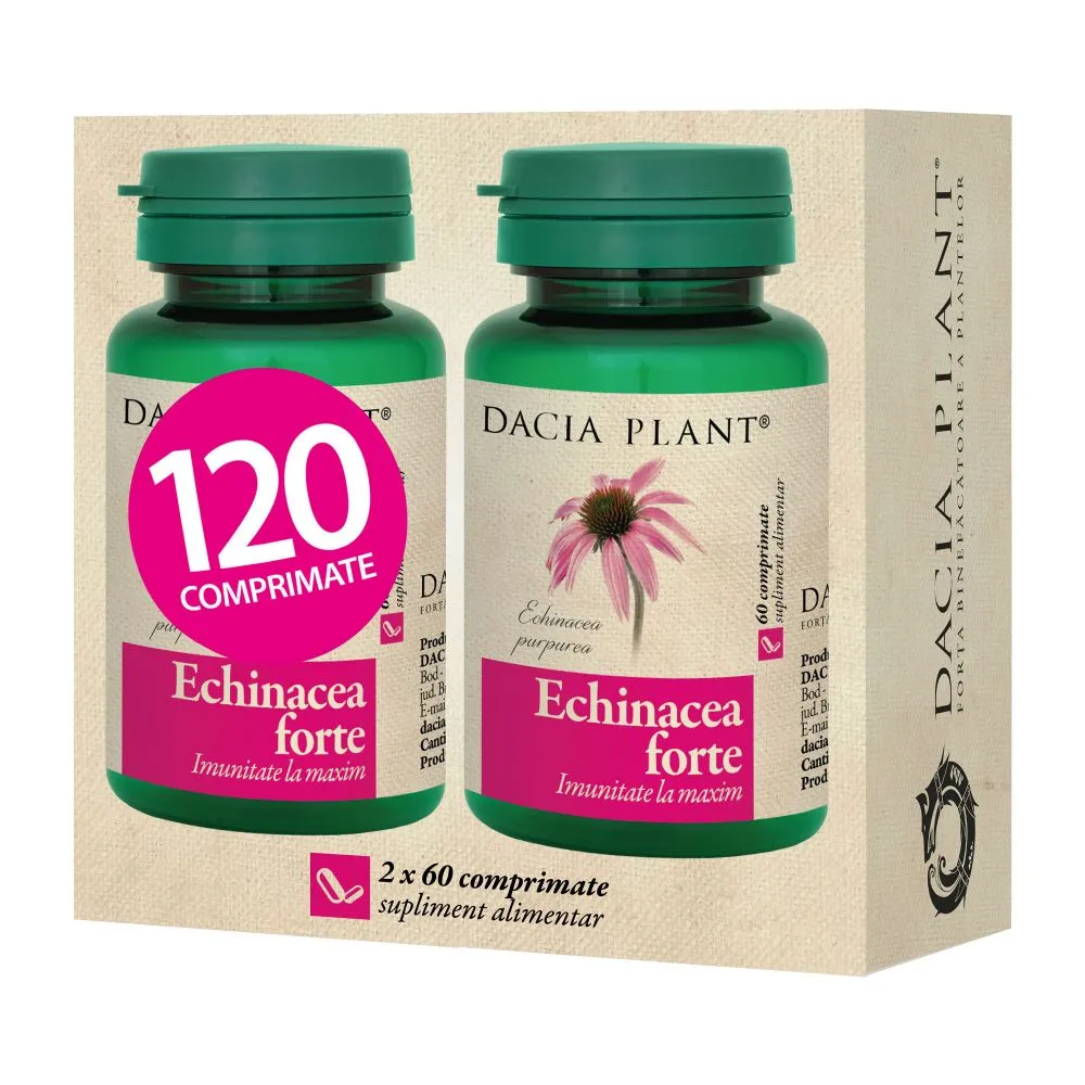 Echinacea Forte x 60 comprimate 1+1 Cadou