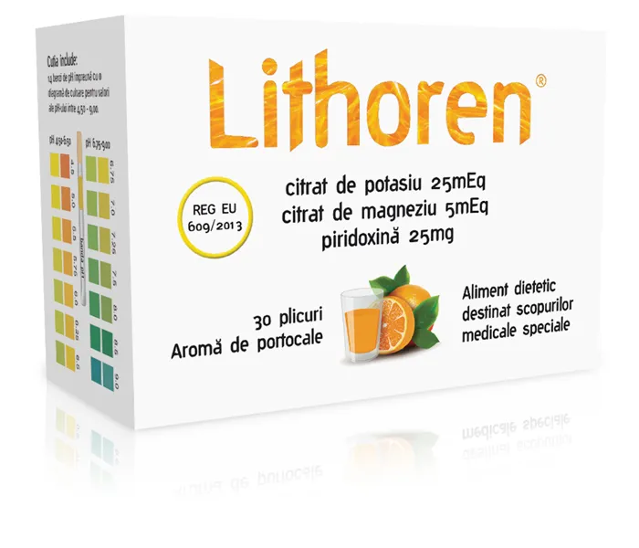 Lithoren, 30 plicuri, Meditrina Pharmaceuticals