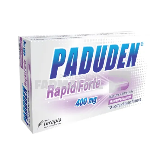 Paduden Rapid Forte 400  mg 10 comprimate filmate