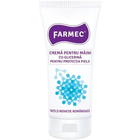 Crema de maini cu glicerina, 100 ml, Farmec