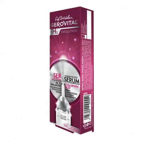 Gerovital H3 Evolution ser concentrat cu Acid Hialuronic, 10 ml