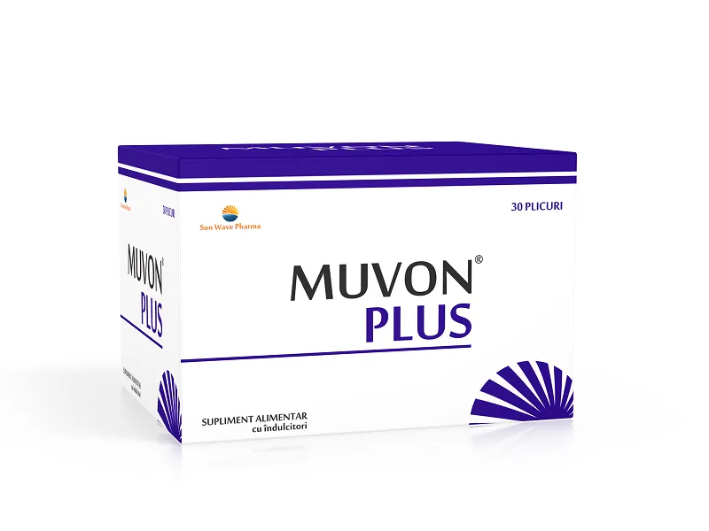 Muvon Plus, 30 plicuri, Sun Wave Pharma