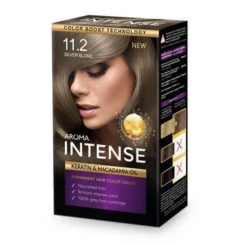 Vopsea de par Intense 11.2 Silver Blond, 50ml, Aroma