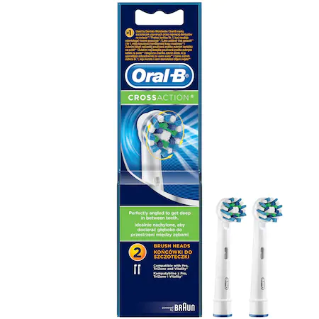 Oral B rezerve periuta electrica Crossaction EB50 x 2 bucati