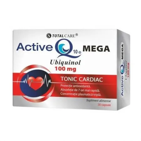 Active Q10 Mega 100mg Ubiquinol, 30 capsule, Cosmopharm